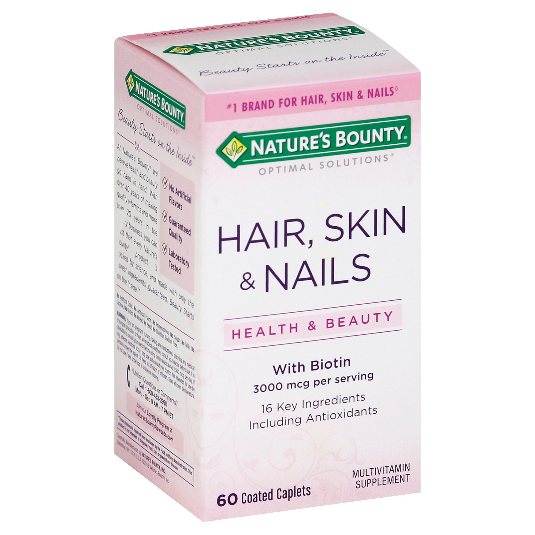 Natures Bounty Optimal Solutions Hair Skin And Nails Formula Tablets