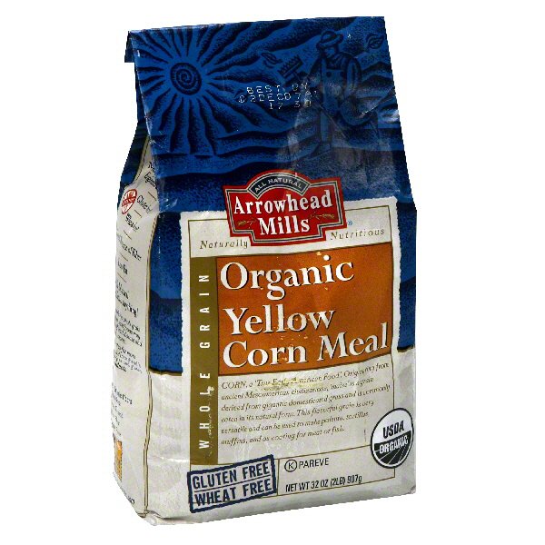 Arrowhead Mills Organic Whole Grain Yellow Corn Meal Shop Baking