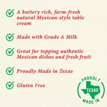 Cacique Crema Mexicana Table Cream