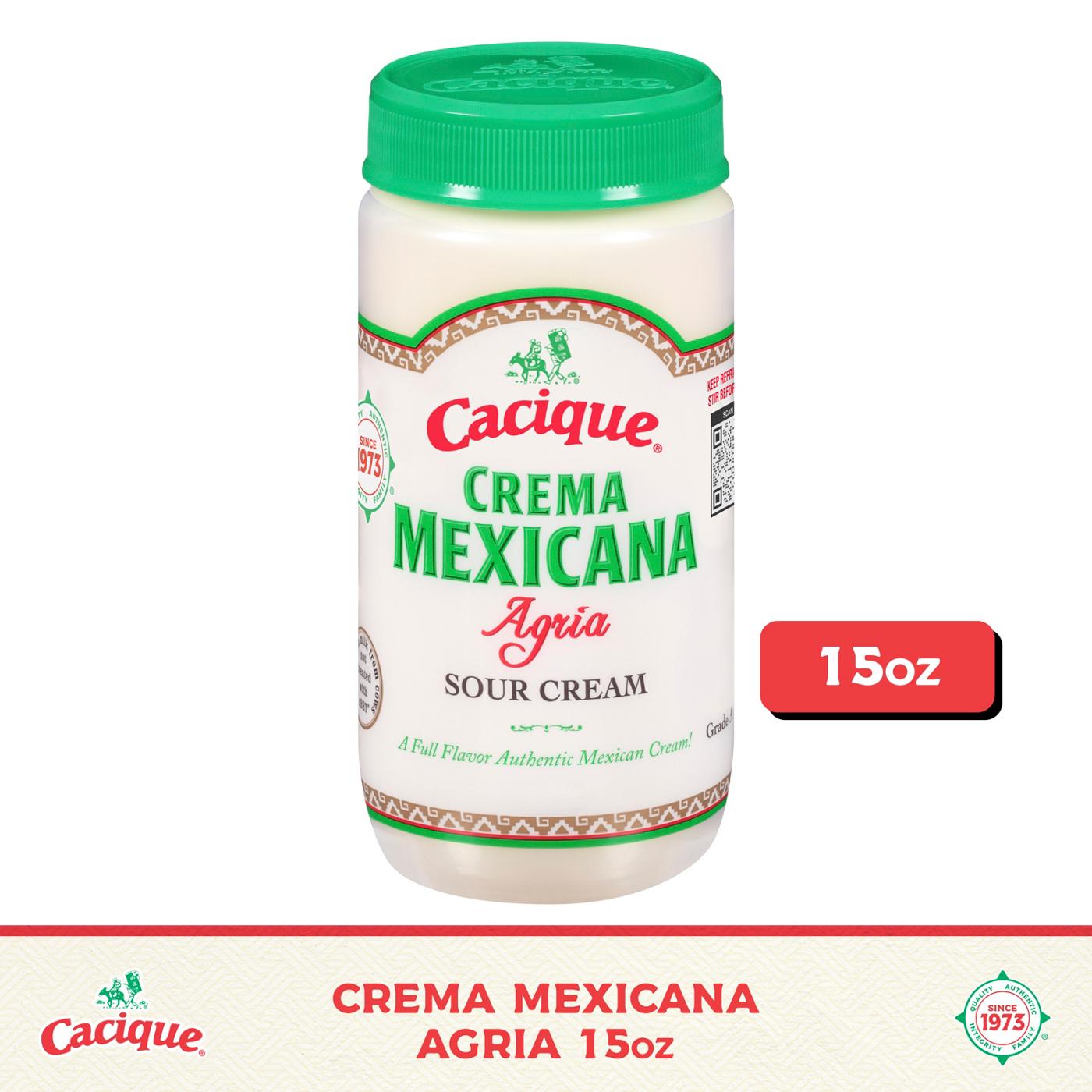 Cacique Crema Mexicana Agria Sour Cream; image 7 of 8