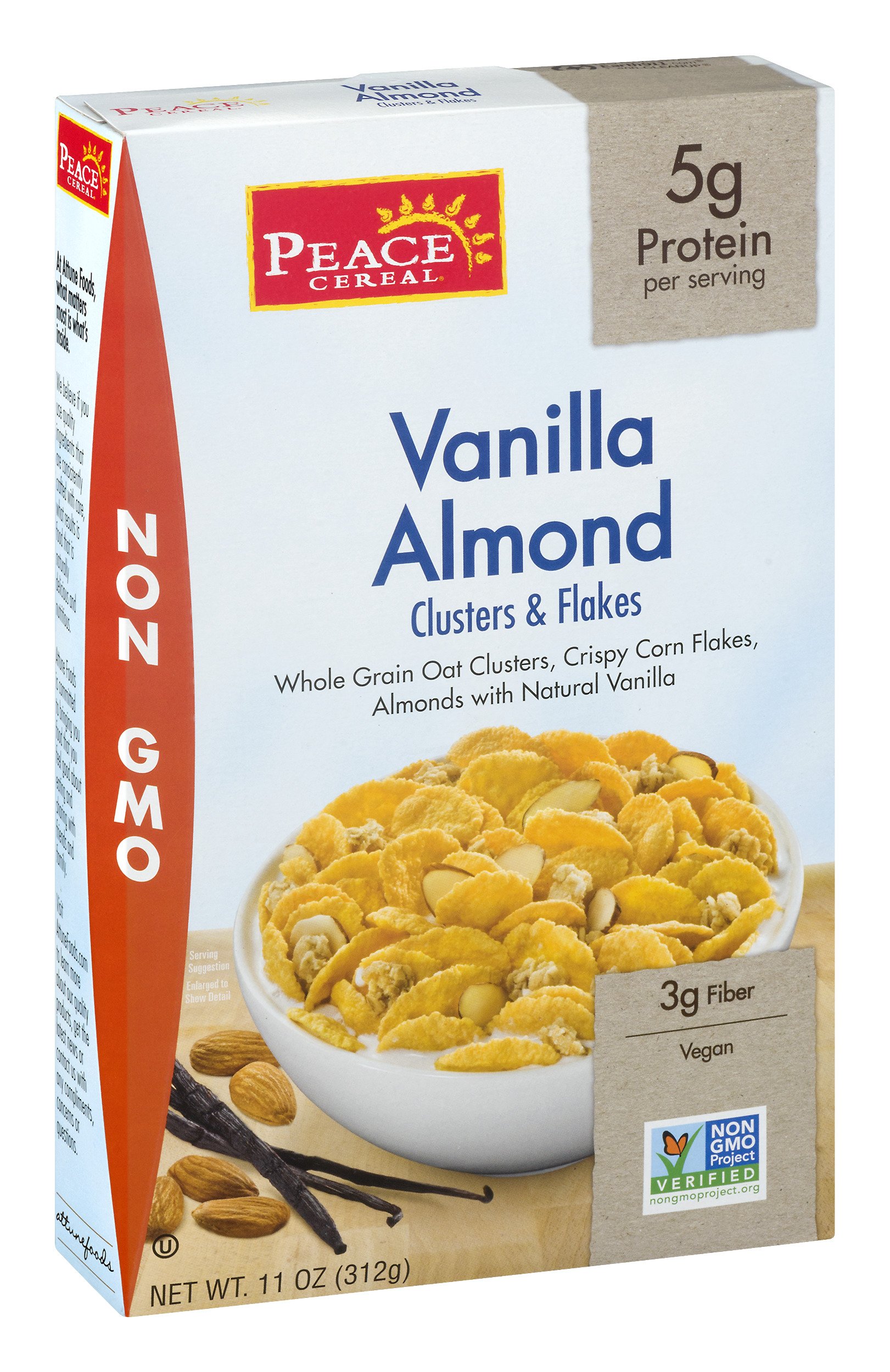 Peace Vanilla Almond Clusters & Flakes Cereal Shop Cereal at HEB