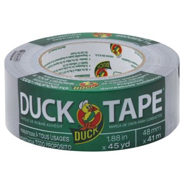 Duck All Purpose Gray Duct Tape, 45 yds