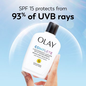 Olay Complete Lotion Moisturizer with SPF 15 Normal, 4.0 fl oz