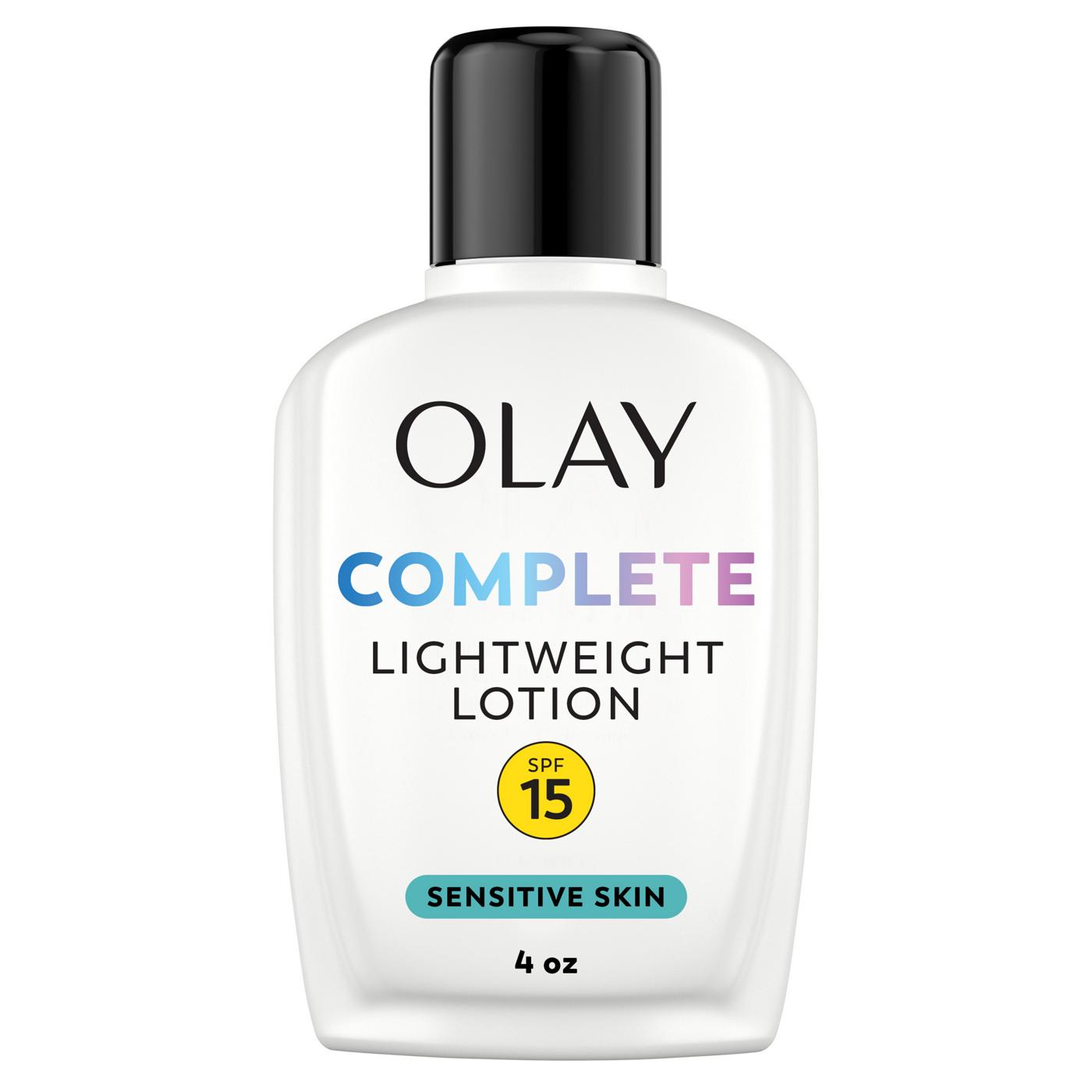 Olay Complete Lotion Moisturizer - Sensitive Skin, SPF 15; image 1 of 10