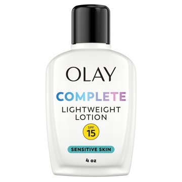 Olay Complete Lotion Moisturizer - Sensitive Skin, SPF 15, 4.0 oz