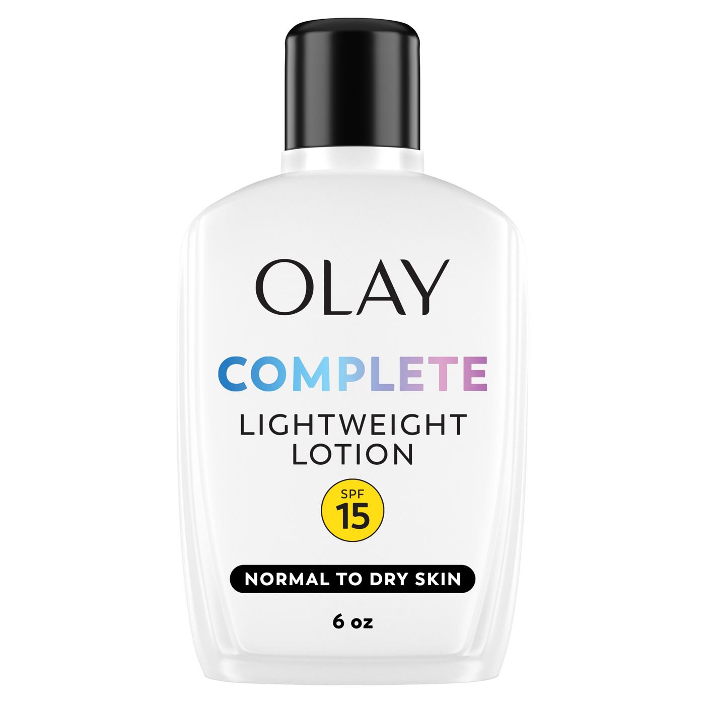 Olay Complete Lotion Moisturizer with SPF 15 Normal; image 1 of 10