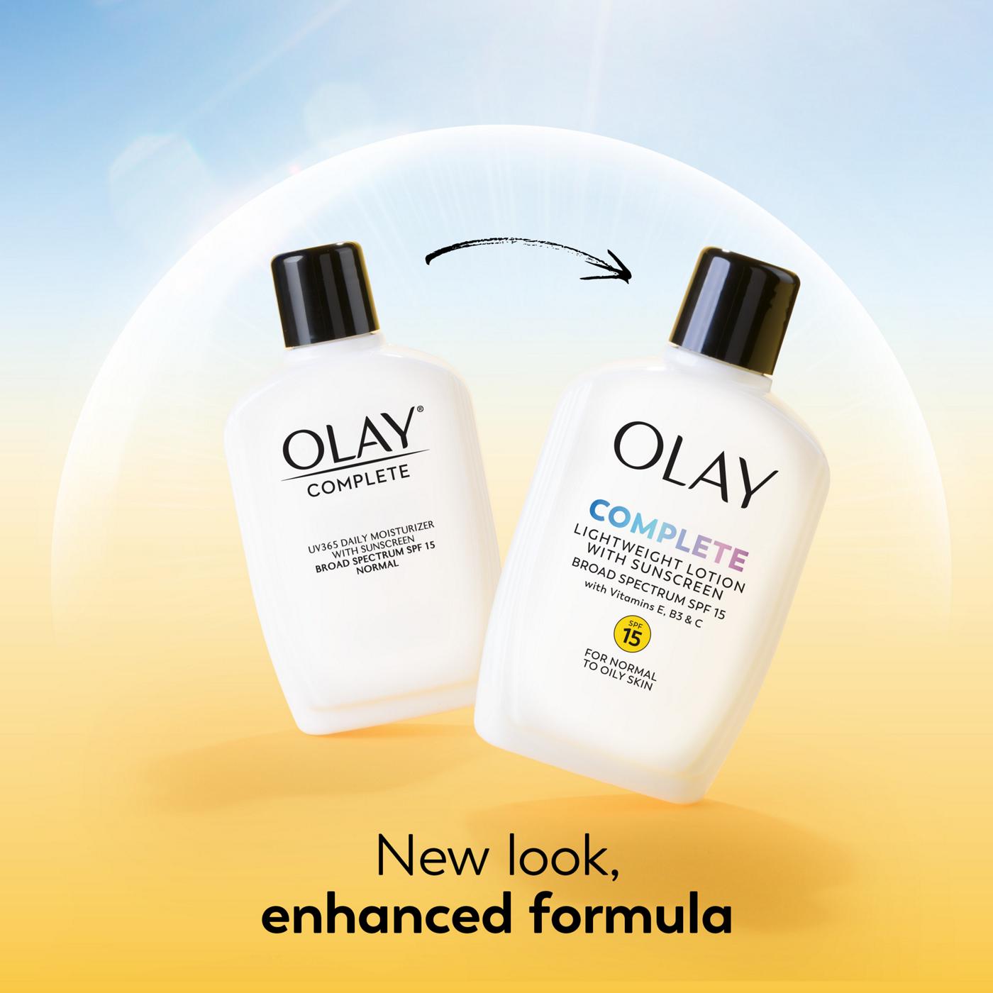 Olay Complete Lotion Moisturizer with SPF 15 Normal; image 10 of 10