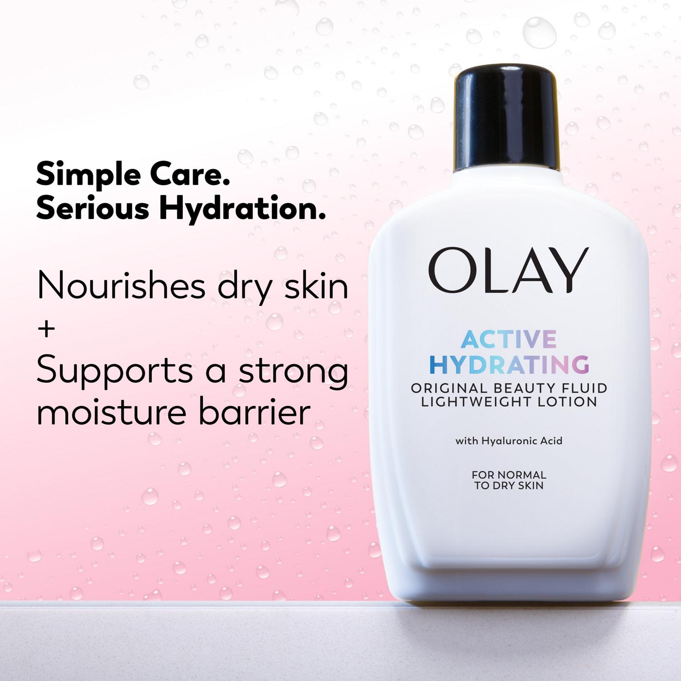 Olay Active Hydrating Beauty Moisturizing Lotion, 4.0 fl oz; image 2 of 10