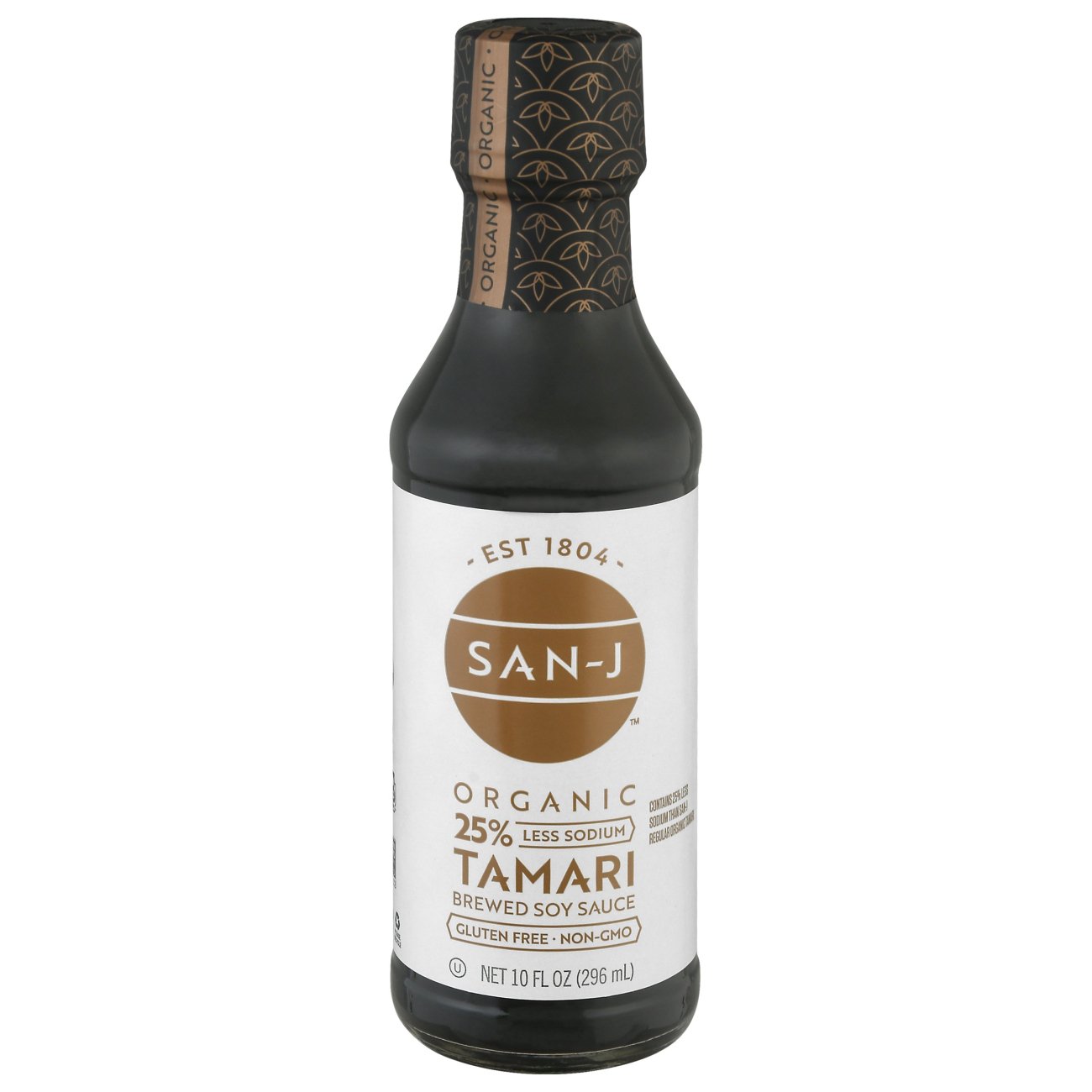 San-J Organic Tamari Reduced Sodium Wheat Free Soy Sauce - Shop Soy ...