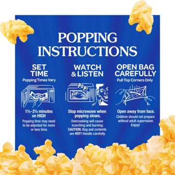 ACT II Xtreme Butter Microwave Popcorn Bags, 6 ct