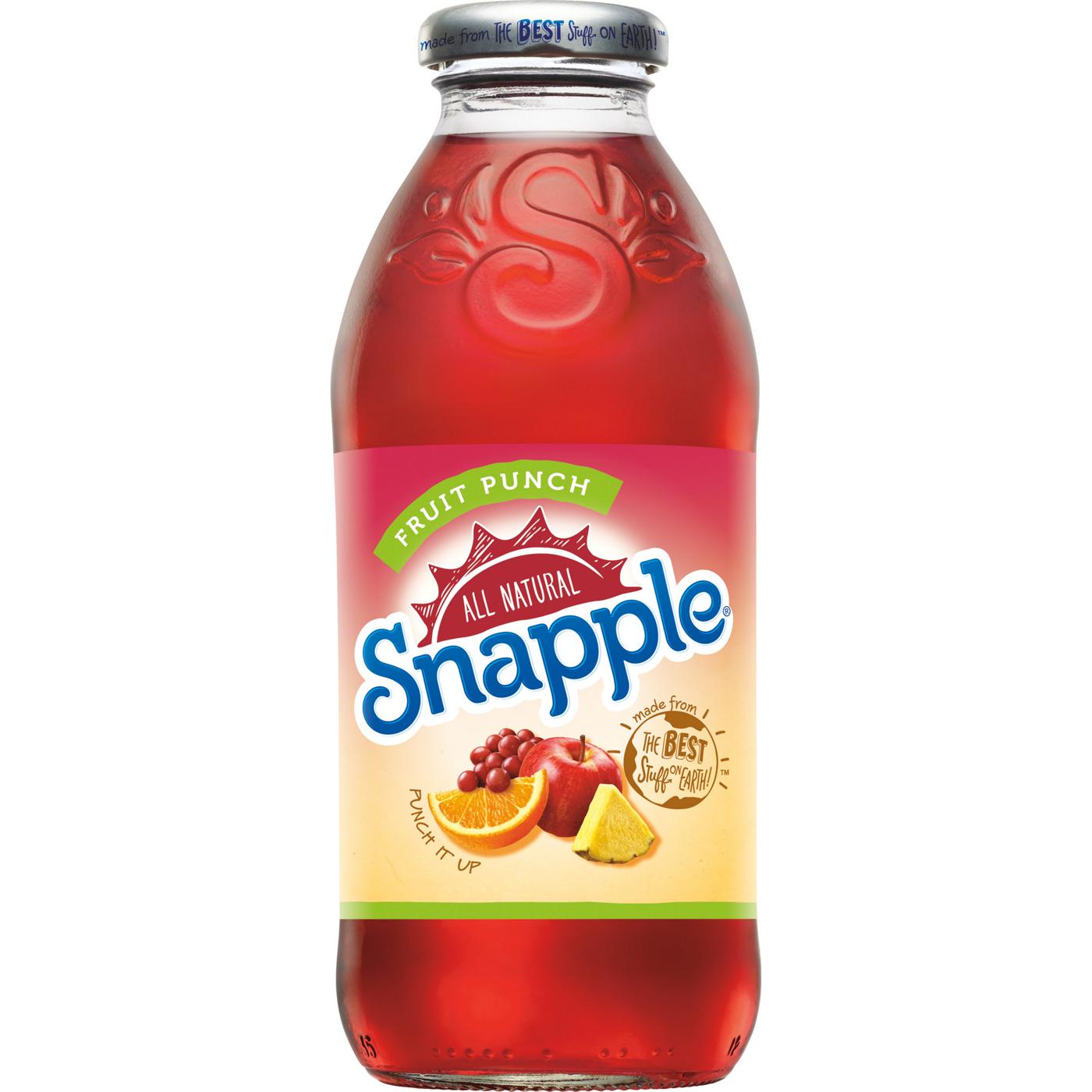 Snapple Fruit Punch Juice Drink; image 1 of 2