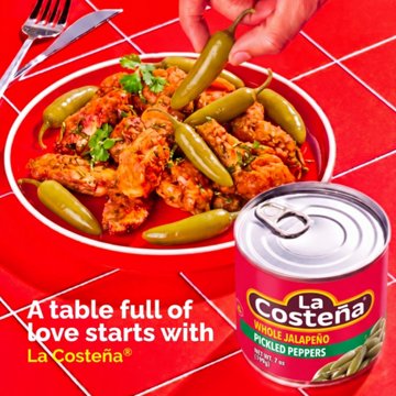 La Costena Whole Pickled Jalapeño Peppers, 7 oz