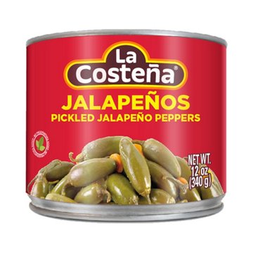 La Costena Green Pickled Jalapeno Peppers, 12 oz