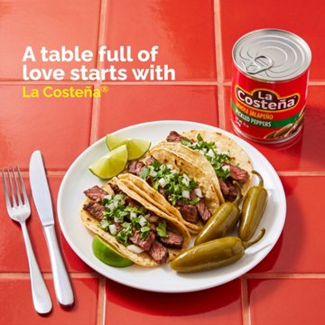 La Costena Whole Pickled Jalapeño Peppers, 12 oz