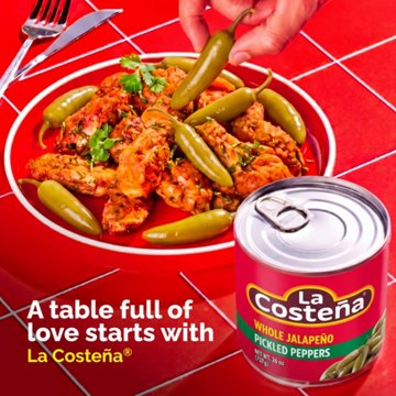 La Costena Whole Pickled Jalapeño Peppers, 26 oz
