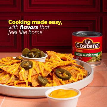 La Costena Nacho Sliced Pickled Jalapeño Peppers, 12 oz