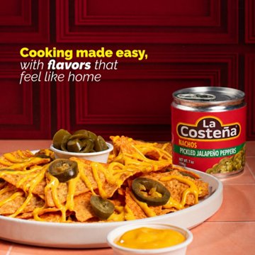 La Costena Nacho Sliced Pickled Jalapeño Peppers, 7 oz