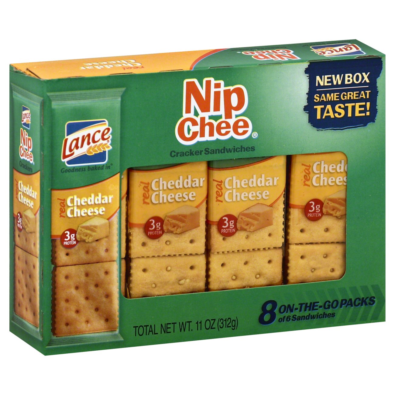 Lance NipChee Cheddar Cheese Cracker Sandwiches Shop Crackers