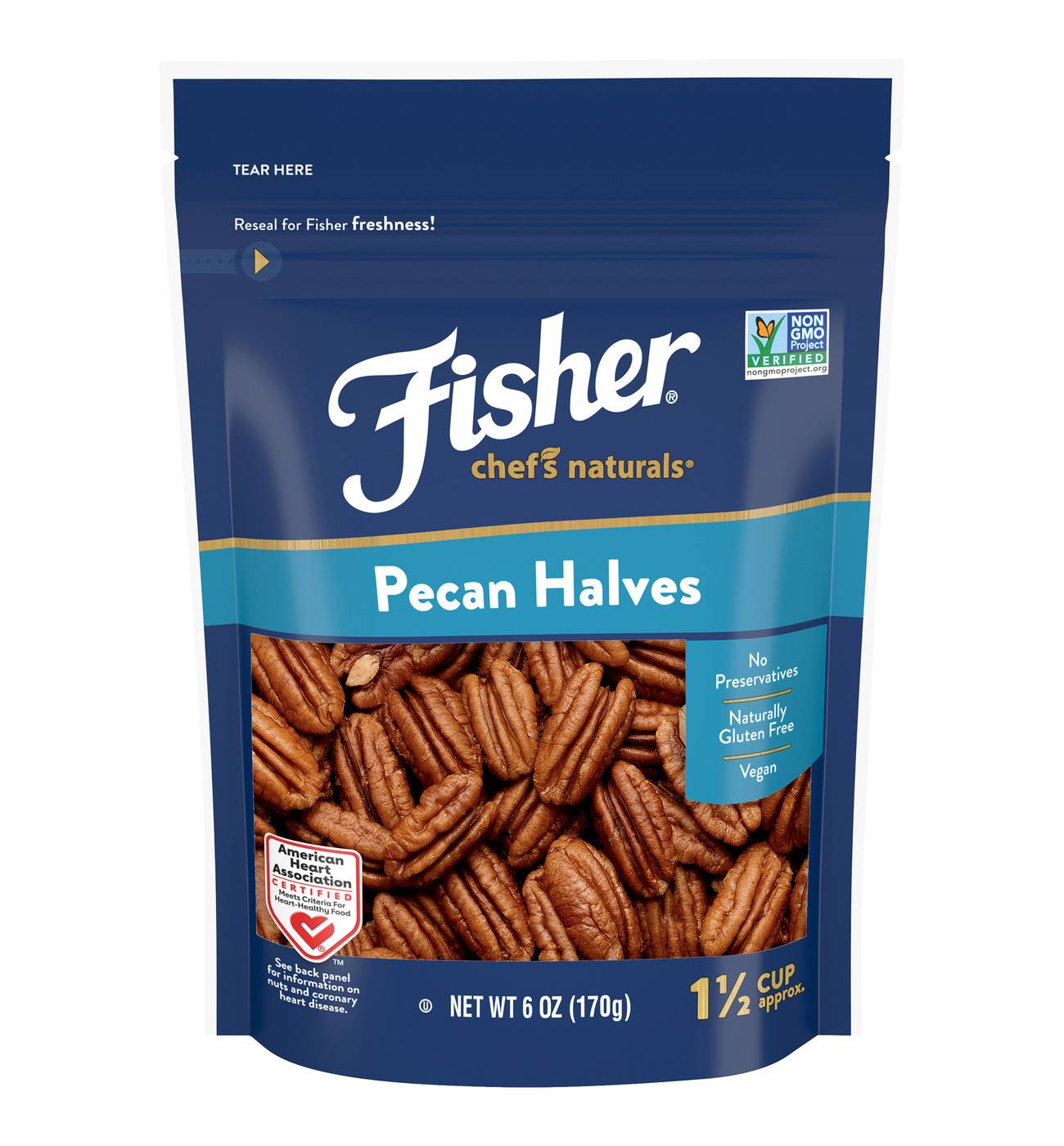 Fisher Pecan Halves; image 1 of 2