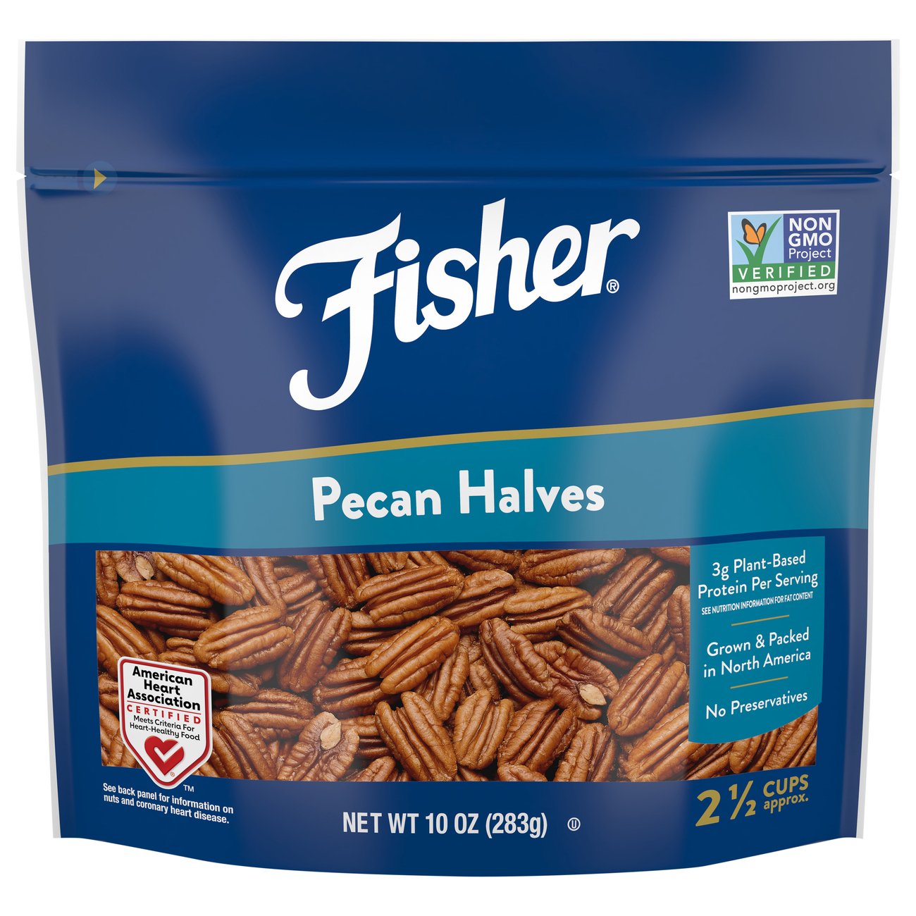 Fisher Pecan Halves - Shop Nuts & Seeds at H-E-B