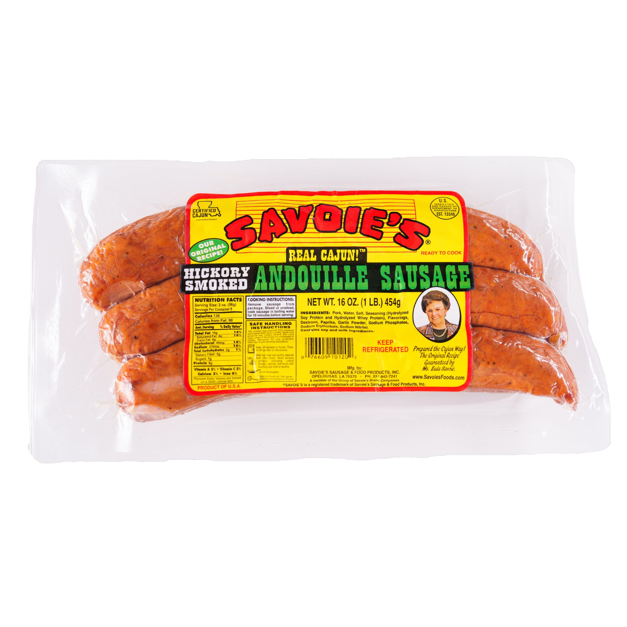 Savoie's Cajun Hickory Smoked Andouille Sausage Shop Meat at HEB