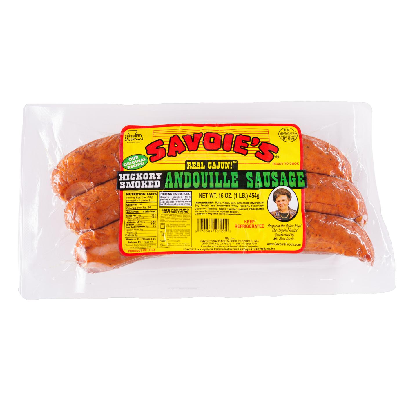 SAVOIE'S Hickory Smoked Andouille Sausage Links; image 1 of 2