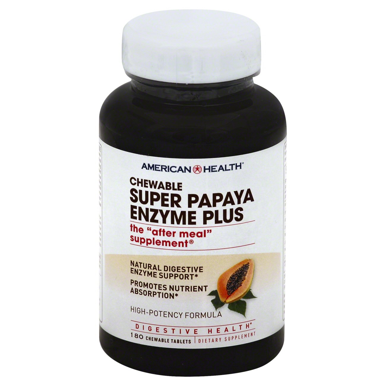 American Health Super Papaya Enzyme Plus Chewable Tablets Shop Diet