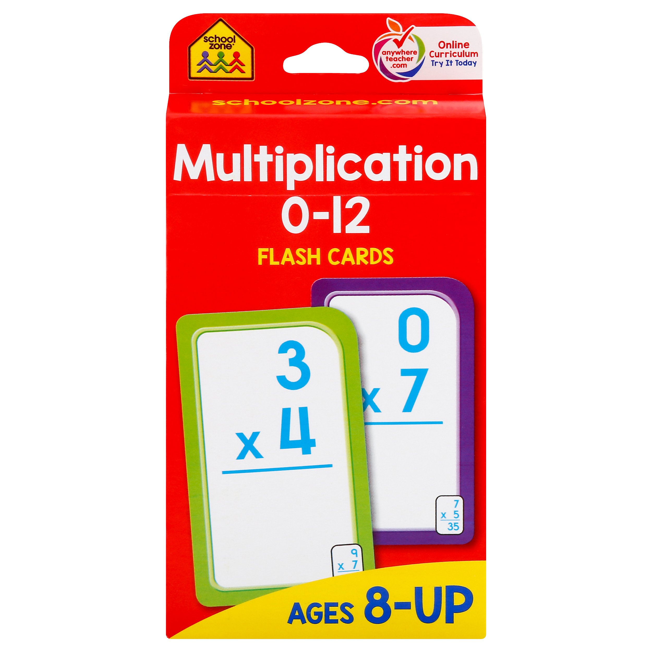 School Zone Multiplication 0-12 Flash Cards - Shop Toys at H-E-B