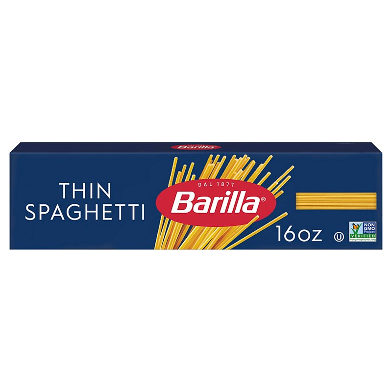 Barilla Classic Blue Box Pasta Thin Spaghetti - Shop Pasta & Rice at H-E-B