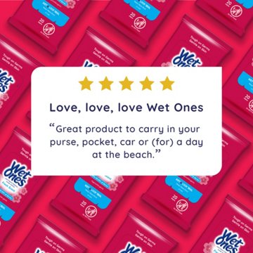 Wet Ones Antibacterial Hand Wipes - Fresh Scent, 24 ct