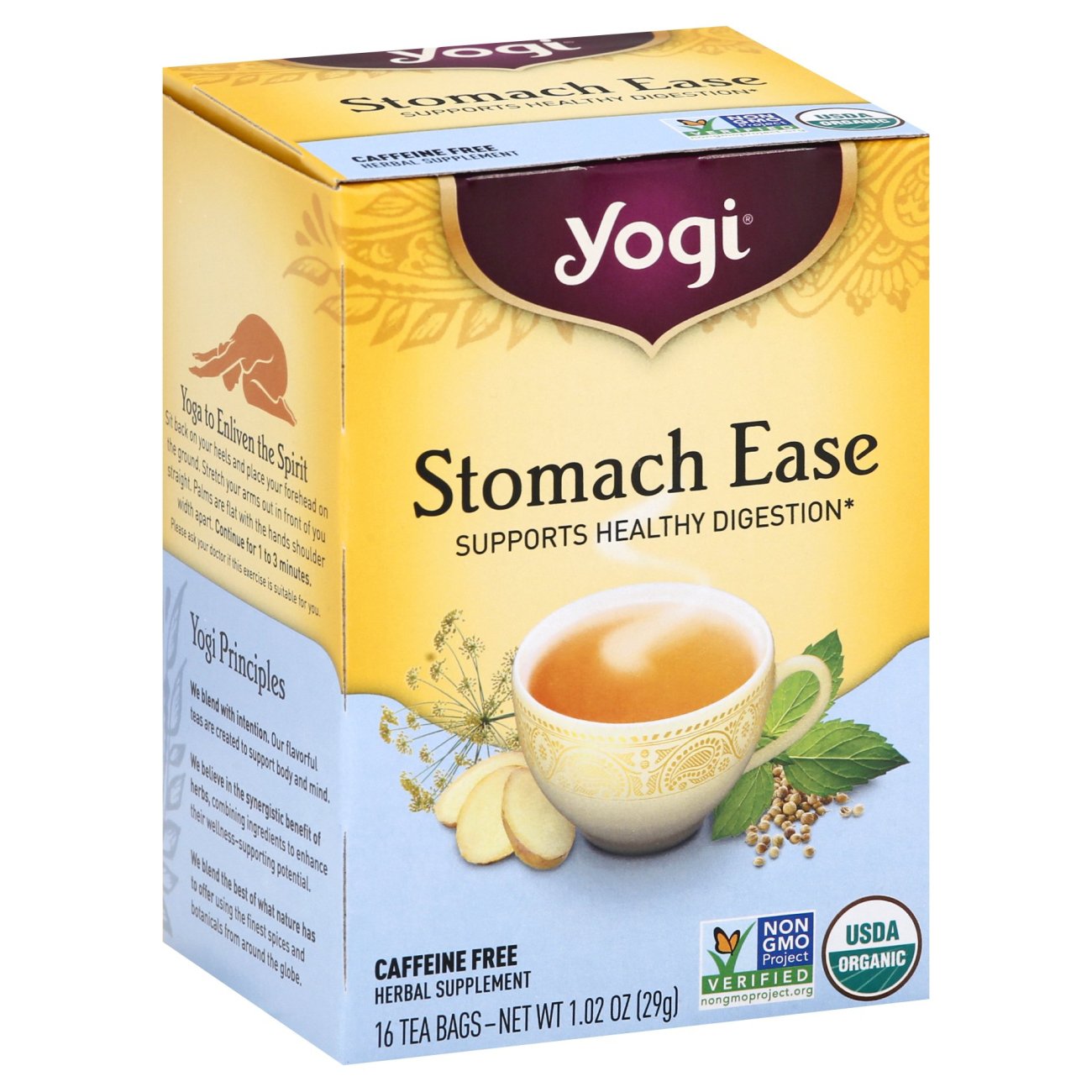 Yogi Stomach Ease Tea Shop Tea At H E B