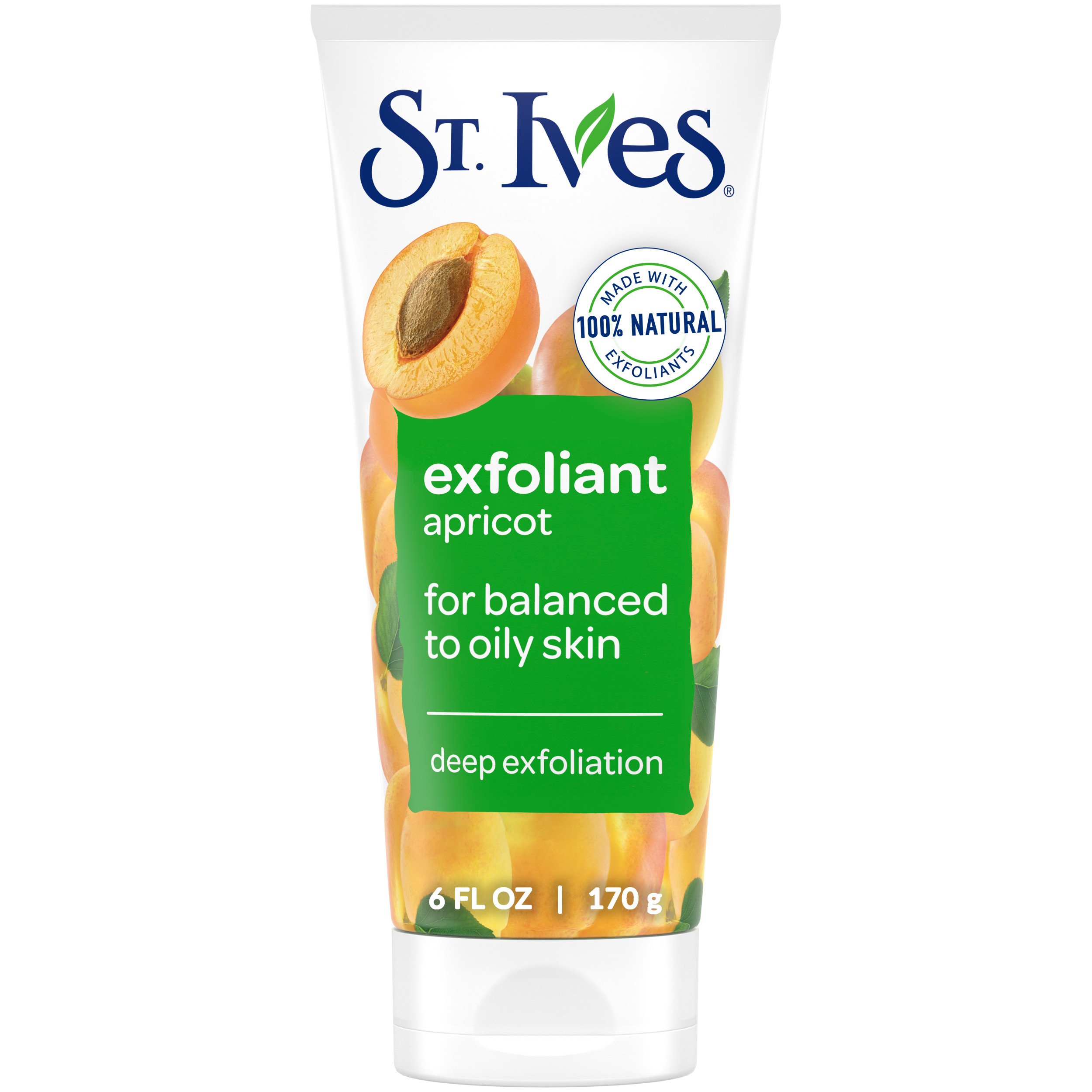 St. Ives Exfoliant Apricot Face Scrub for Oily Skin, 6 oz | Low