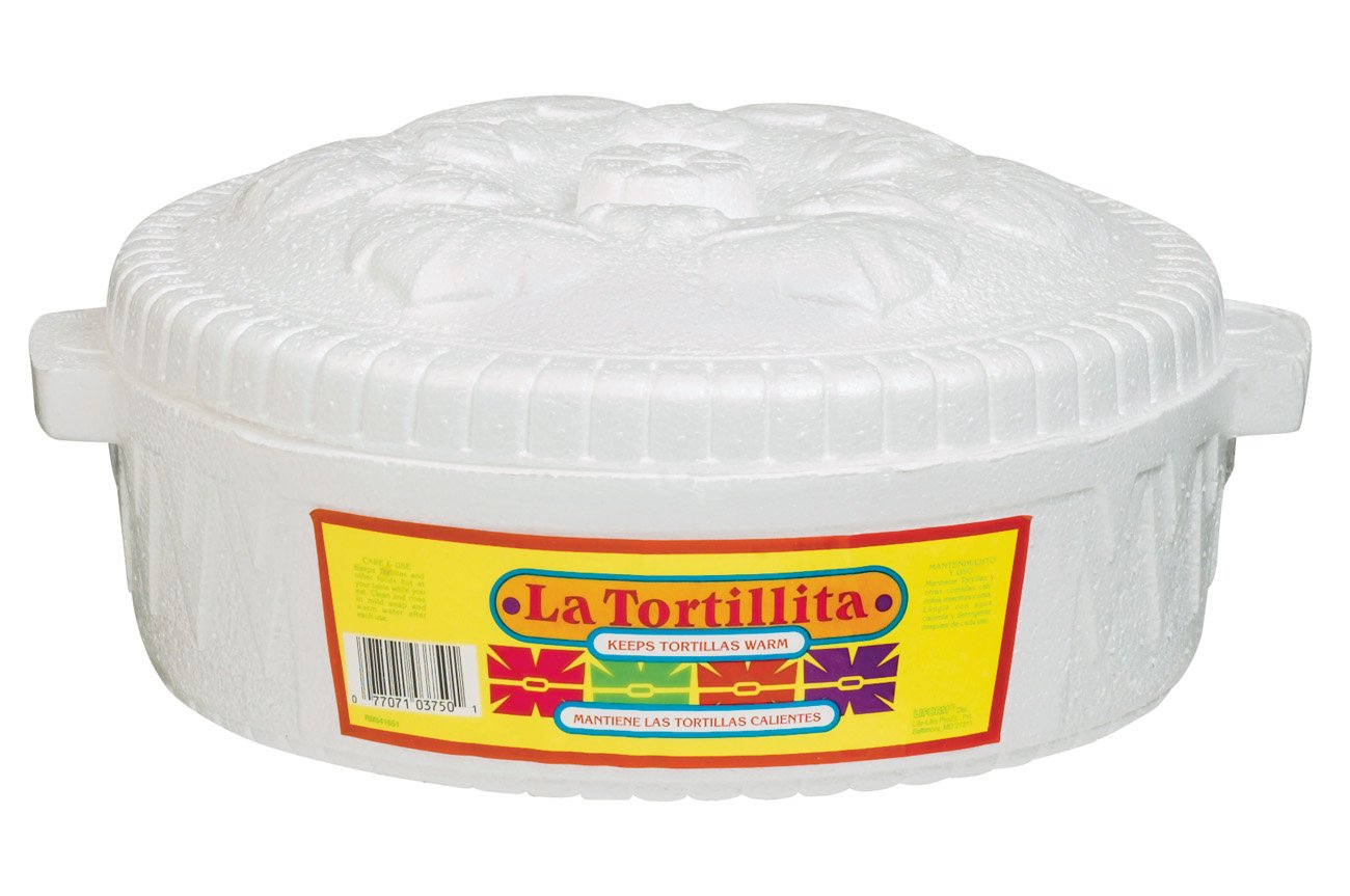 Lifoam Brand Foam Tortilla Warmer With Lid La Tortillita Shop Dishes