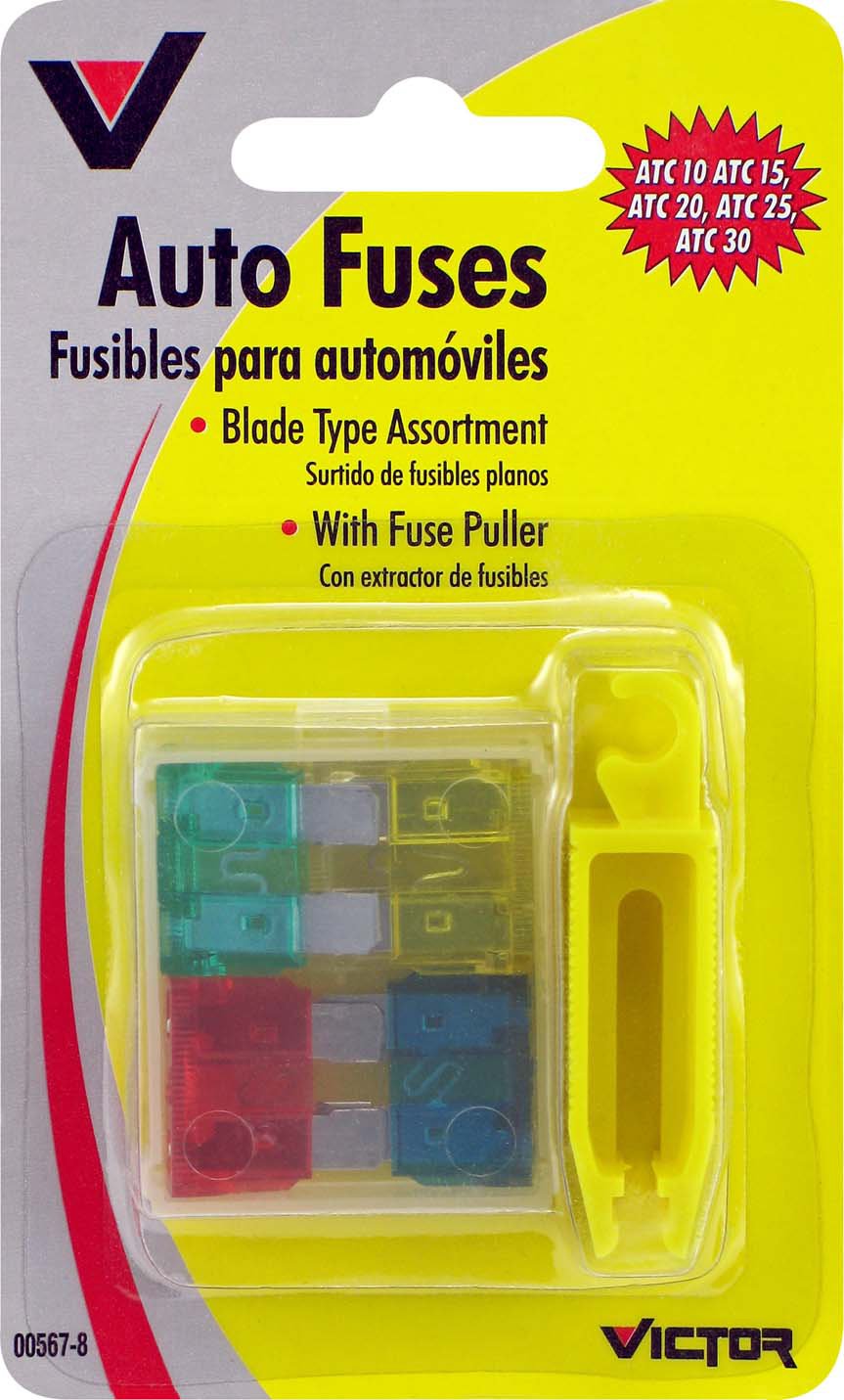 Victor American Auto Fuse Assortment with Puller Shop Car Accessories