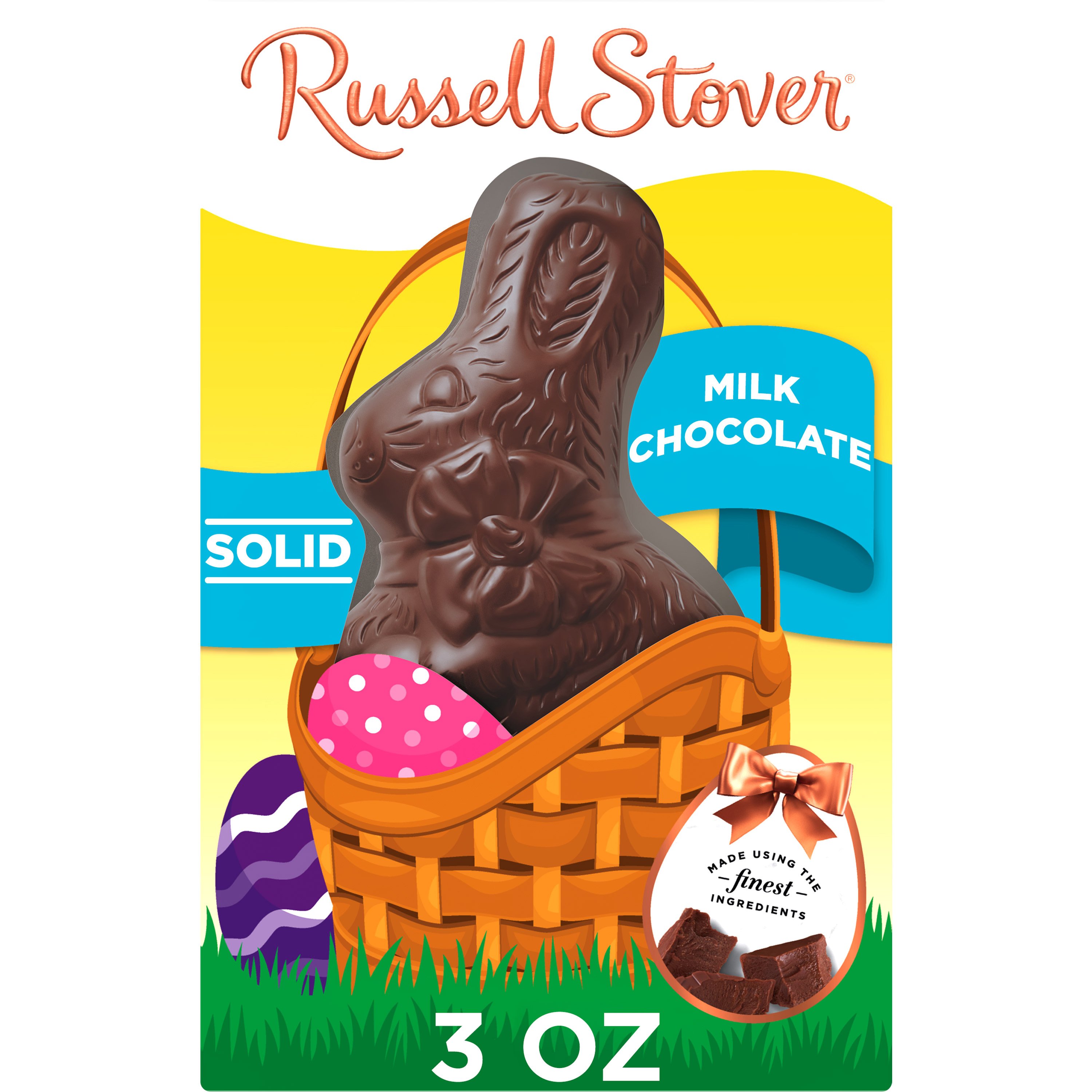 Russell Stover Solid Milk Chocolate Bunny Easter Candy Shop Candy at