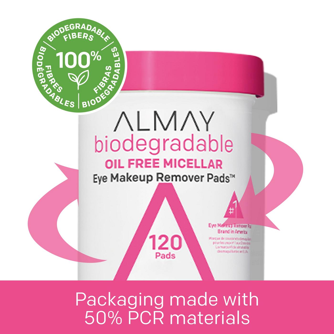 Almay Biodegradable Micellar Eye Makeup Remover Pads; image 4 of 6