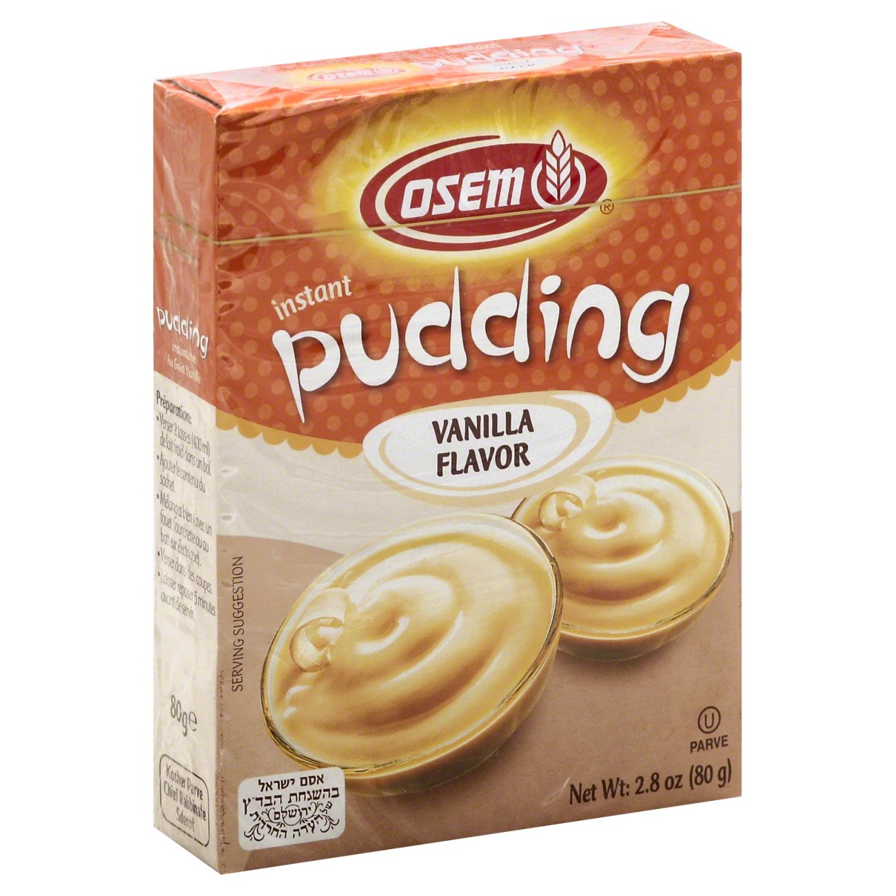 Osem Kosher Vanilla Flavor Instant Pudding Shop Pudding & gelatin mix at HEB