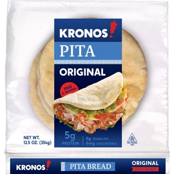 Kronos Pita Bread - Original, 5 ct