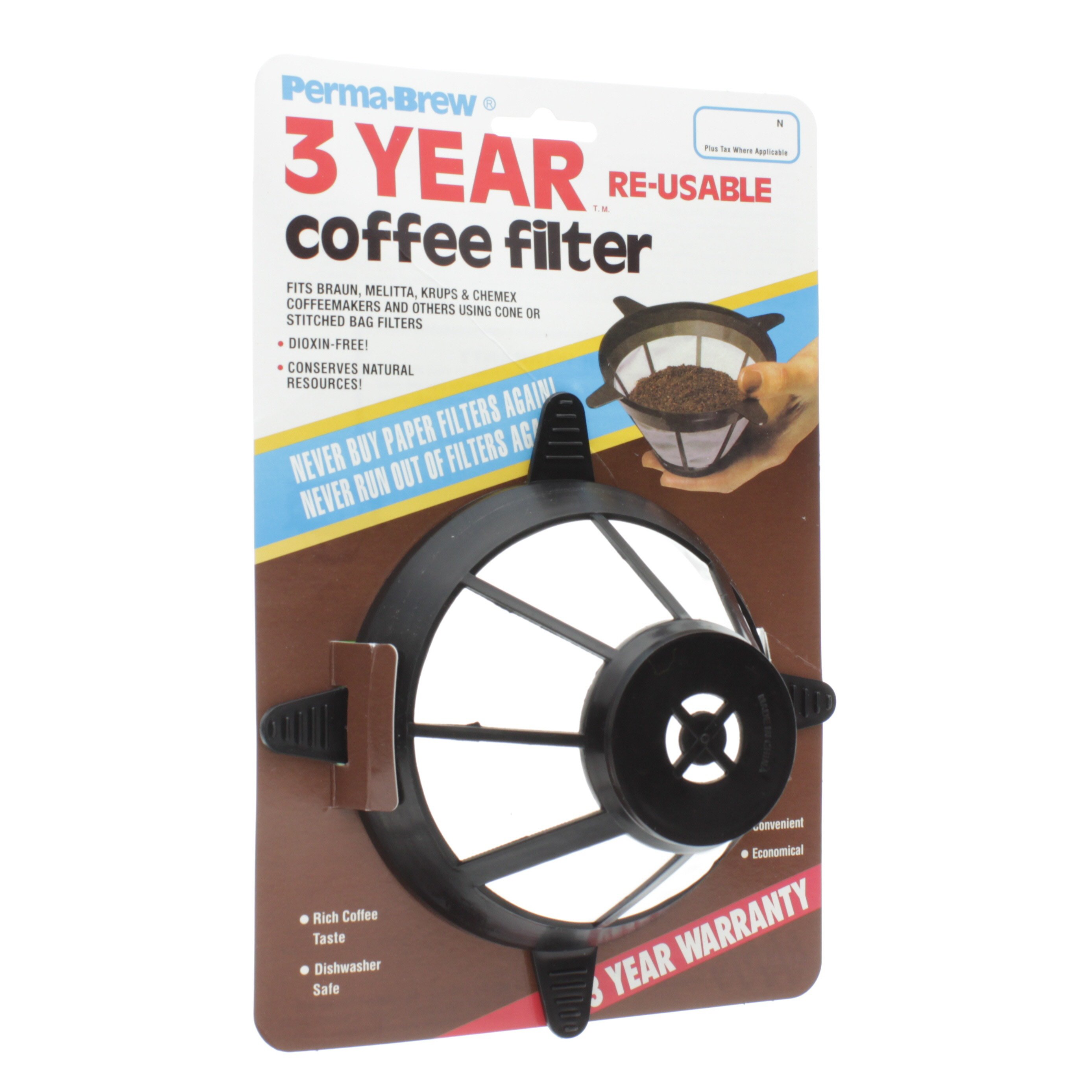 TOPS 55715 Perma-Brew 3 Year Re-Useable Coffee Filter