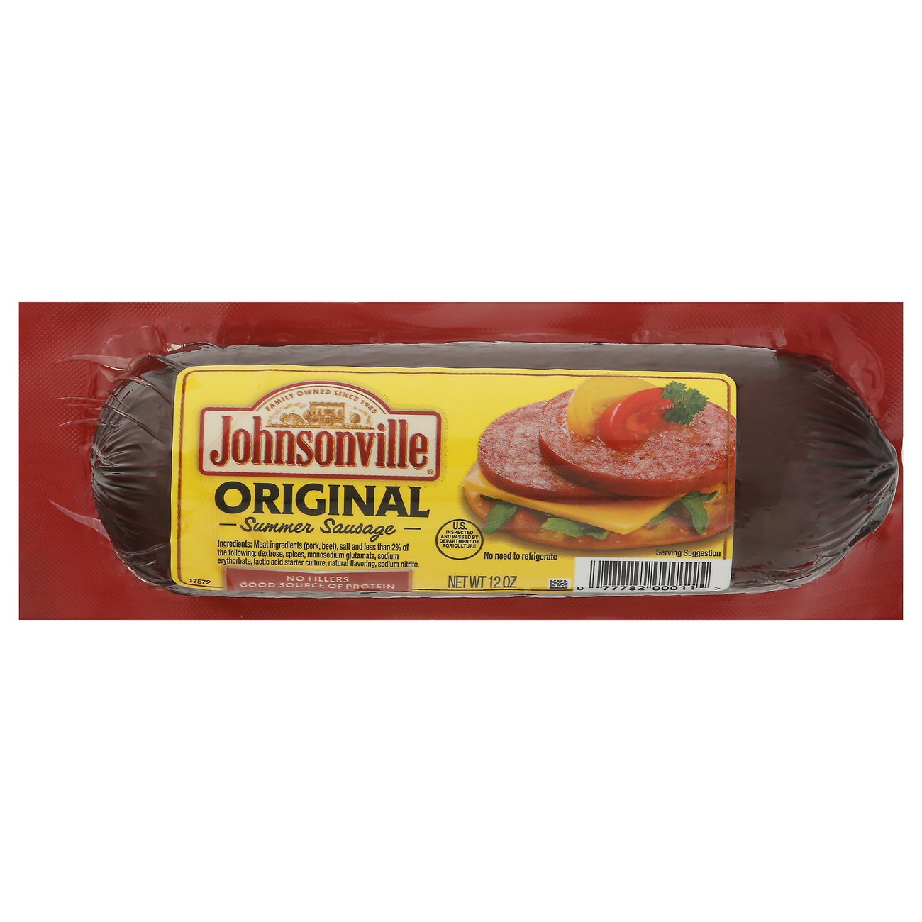 Johnsonville Original Summer Sausage Shop Sausage at HEB
