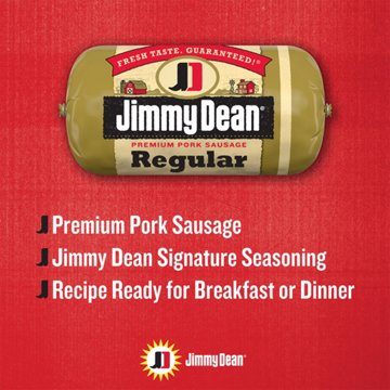 Jimmy Dean Premium Pork Regular Breakfast Sausage Roll