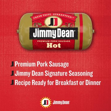 Jimmy Dean Premium Pork Hot Breakfast Sausage Roll