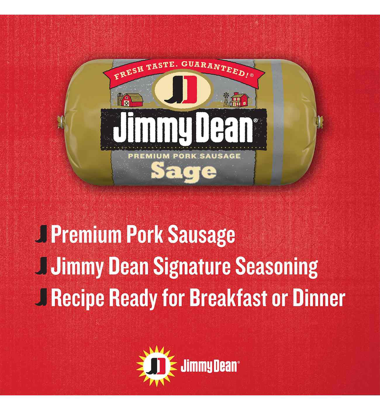 Jimmy Dean Premium Pork Breakfast Sausage - Sage; image 3 of 5