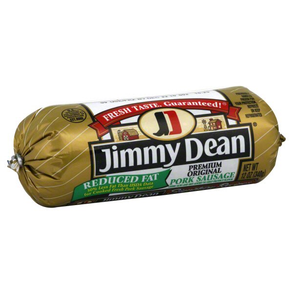 Jimmy Dean Premium Original Reduced Fat Pork Sausage Shop Sausage at HEB