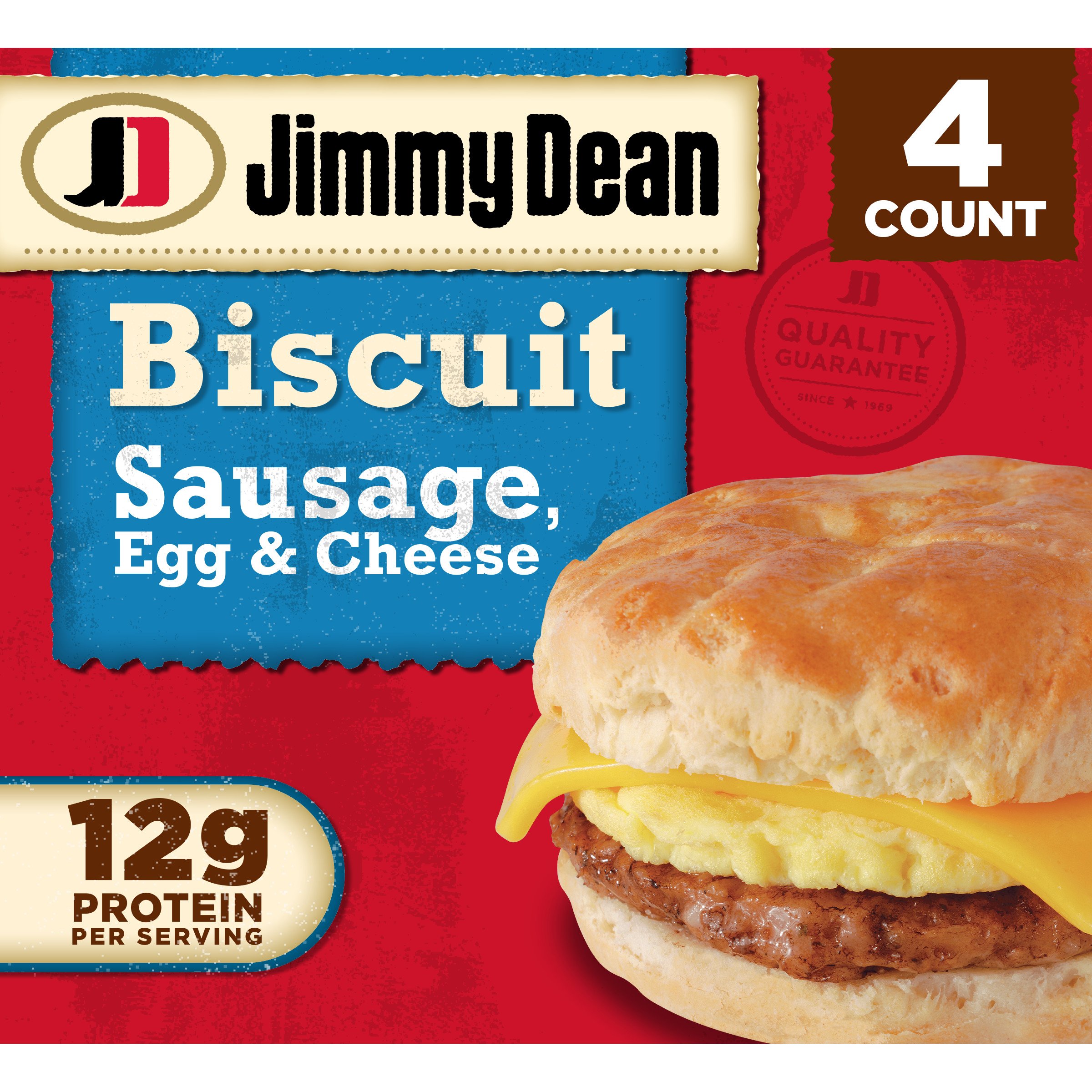 Jimmy Dean Sausage Egg Cheese Biscuit Sandwiches Shop Sandwiches At H E B