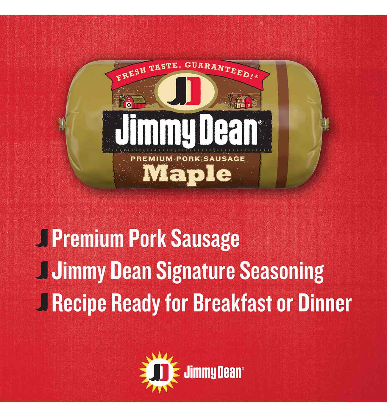 Jimmy Dean Premium Pork Breakfast Sausage - Maple; image 3 of 5