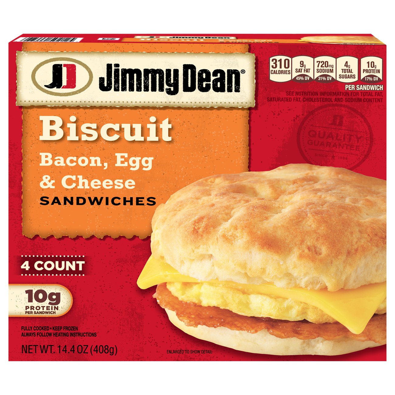 jimmy dean bacon egg and cheese biscuit sandwiches shop sandwiches at h e b jimmy dean bacon egg and cheese biscuit sandwiches