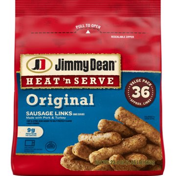 Jimmy Dean Heat 'n Serve Original Sausage Links Value Pack, 36 ct