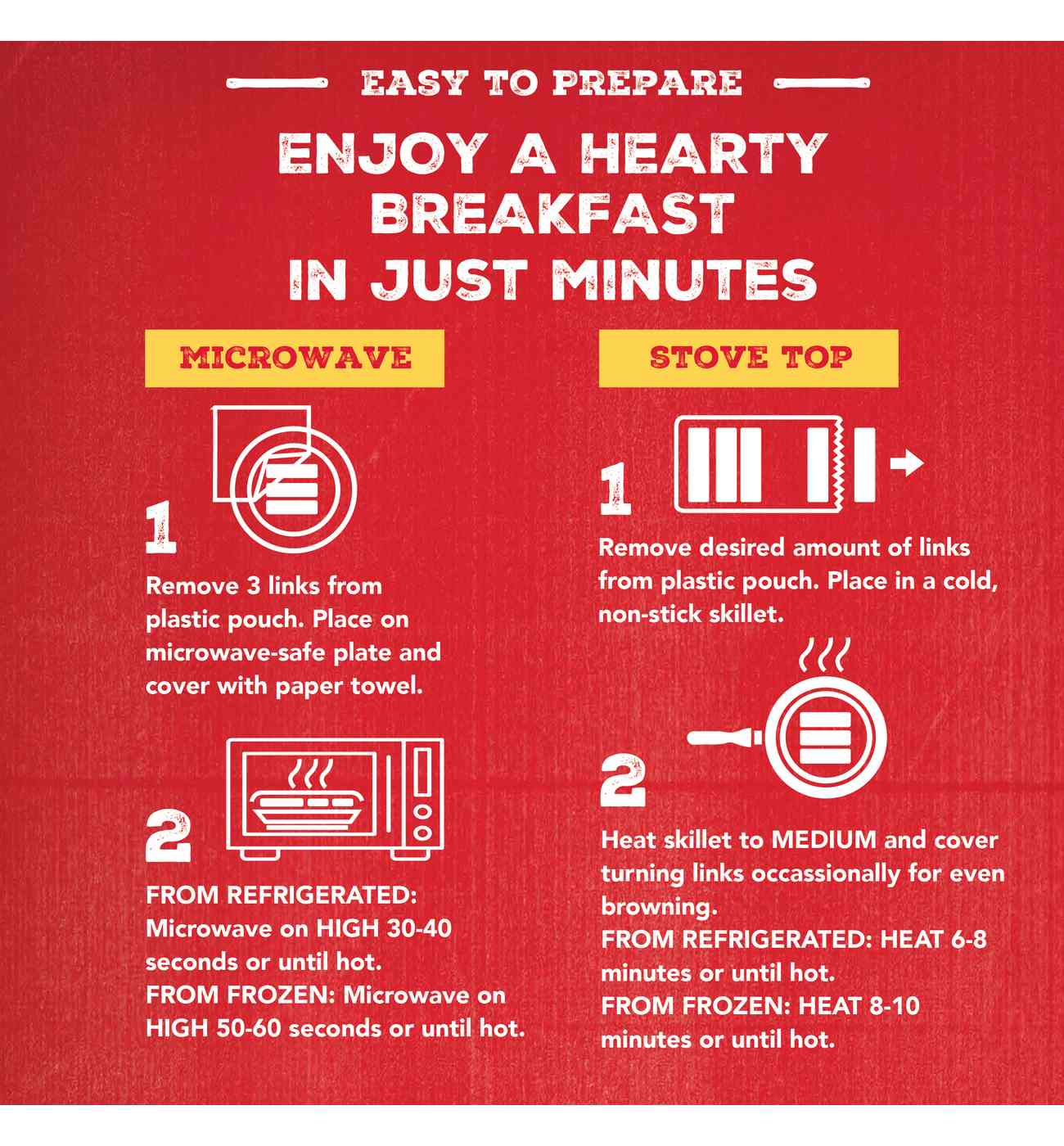 Jimmy Dean Heat 'n Serve Original Sausage Links Value Pack; image 2 of 5