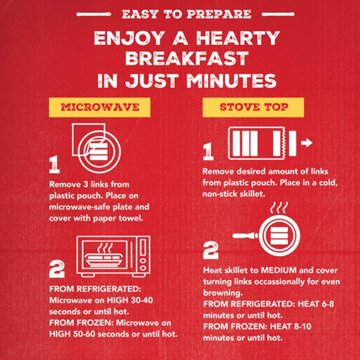 Jimmy Dean Heat 'n Serve Original Sausage Links Value Pack, 36 ct